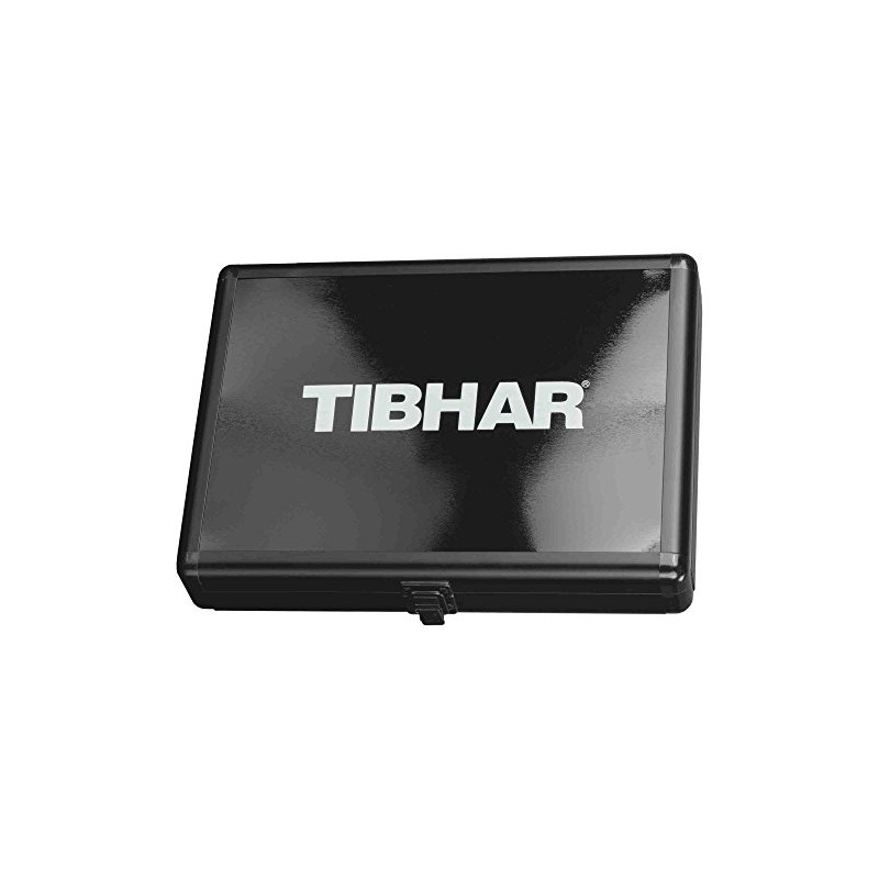 Tibhar Aluminium Cube Premium Racket Case, Brown