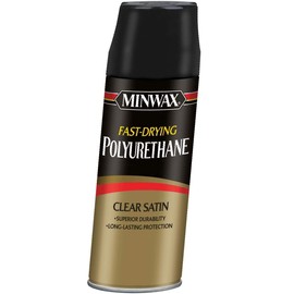 Minwax 33060000 Fast-Drying Polyurethane Aerosol, 11.5 Ounce, Satin New