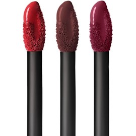 Maybelline Kit 3 Labiales líquidos Super Stay Matte Ink 5ml c/u, lipstick matte de larga duración, color intenso por hasta 16H, alta pigmentación, no transfiere