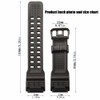 GG-1000 Natural Resin Strap Compatible with Casio Men's G-Shock Master