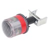 Solar Powered LED Strobe Robust Reflective Waterproof Beacon Warning Light