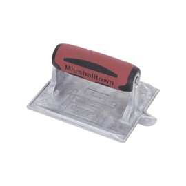 MARSHALLTOWN Heavy-Duty Zinc Concrete Groover, 6 x 4 3/8 inch Blade, DuraSoft Handle, Concrete Tools Made in The USA, 833D