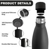 Grsta Children's Drinking Bottle, 500 ml, BPA-Free, Stainless Steel, Leak-Proof,