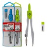 STARPLAST COMPASS SET - 4 Colours, Includes 1 Tube with Mine, Protective Box, for Office or School Use - Pack 2 Assorted