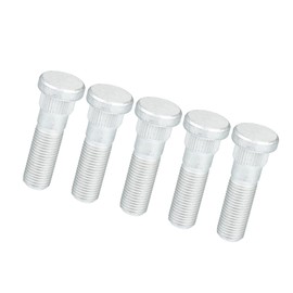 Hihaha 4322270T00 Wheel Lug Bolts Nuts for Nissan for Infiniti/Car/Steel / 5 Pcs Silver Tone