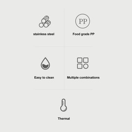 Box Adult Lunch Box Set, Portable Multi Layered Insulated Lunch Containers with Thermal Bag, Stackable Stainless Steel Leakproof Thermal Food Containers for Adults Men