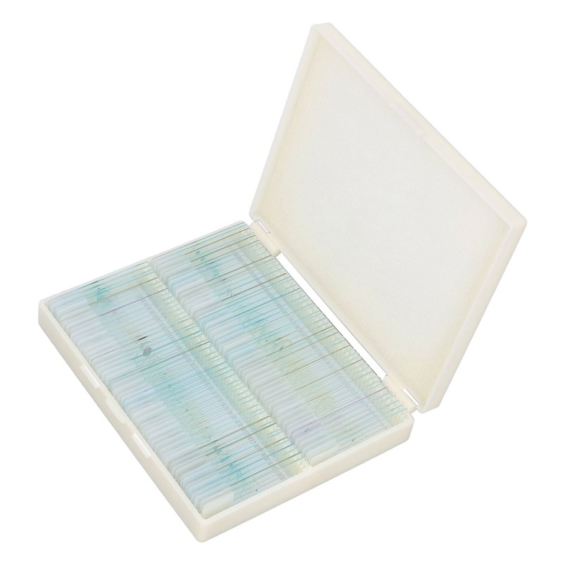100pcs Microscope Slides Rounded Edge Plants Blank Microscope Slides for