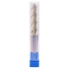 1/2" Solid Carbide Square Long End Mill - ZrN Coated,