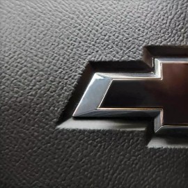 Advanced Trims Gloss Black Steering Wheel Bowtie Overlay Chevy Trax 2015-2025 NOT VINYL