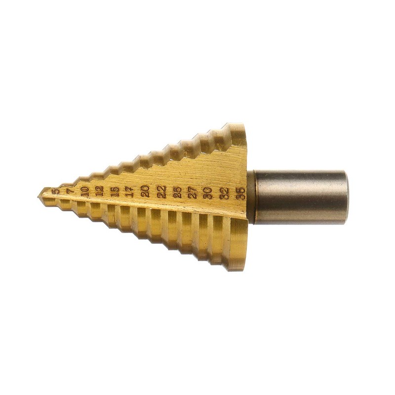 CEFEPH HSS Step Drill Bit Holder Cone Drill 5-35 mm