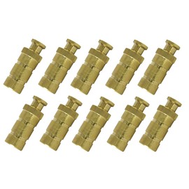 Buffalo Blizzard Replacement Brass Anchors for Pool Safety Cover | Inground Pools with Concrete Decks | 10 Pack