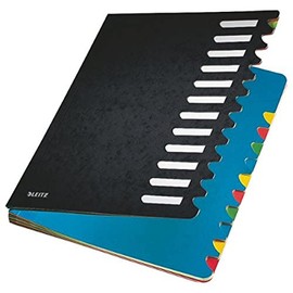 Leitz 59120095 Desk Organiser Colour 1-12 12 Compartments Cardboard Black