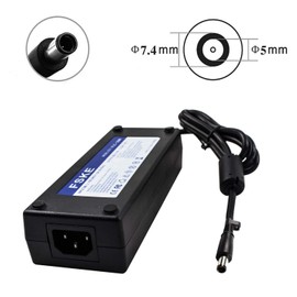 FSKE 130W Laptop Netzteil für Dell, 19.5V 6.7A Ladegerät für Dell Inspiron 15 5576 7000 7557 7559 XPS14 L401X L501X Inspiron 14 7466 usw Notebook Adapter Ladekabel, Fugengröße:7.4 * 5.0 mm