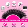 PURELEOR Lash Clusters Kit Fluffy 50D 80D 100D 150D Individual