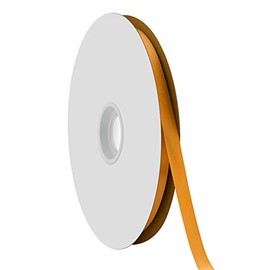 Berwick Offray 3/8" Single Face Satin, Gold Yellow, 100 Yds Ribbon, 100 Yards