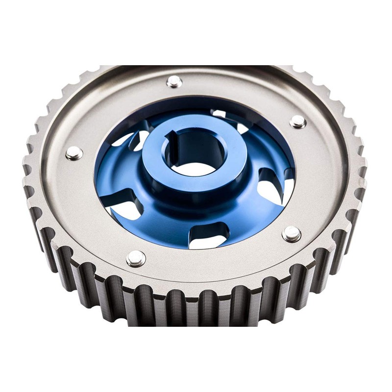 VMS RACING Adjustable Fang CAM GEAR in BLUE Anodized Machined