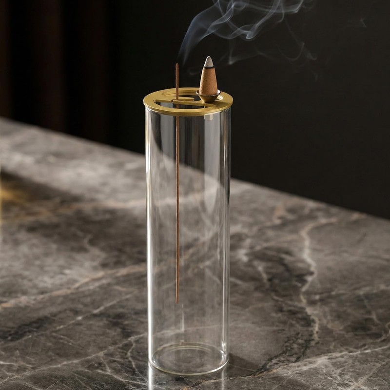 Ceremony Incense Holder, 2 in 1 Incense Burner for Sticks,