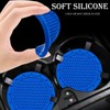 MEAJOO 2PCS Car Cup Holder Coaster, Non-Slip Cup Holders Embedded