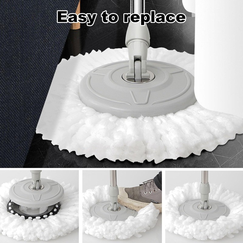 5pcs Mop Head Replacement for Standard Rotating Universal Spin Mop