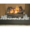 Bluegrass Living 24-Piece Mixed Grey Ceramic Fiber Rocks - High-Temperature