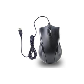 iMicro MO-M128MI Wired USB Optical Mouse, Black