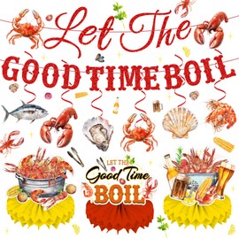 17pcs Seafood Boil Party Supplies - NO DIY
