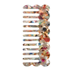 VOCOSTE Wide Tooth Comb Acetate Wide Comb 5.31 x 2.36 Inches Various Colours