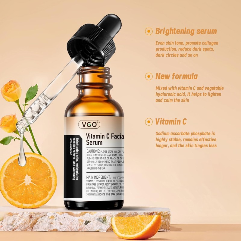 VGO Paquete De 2 Sueros Faciales Con Vitamina C