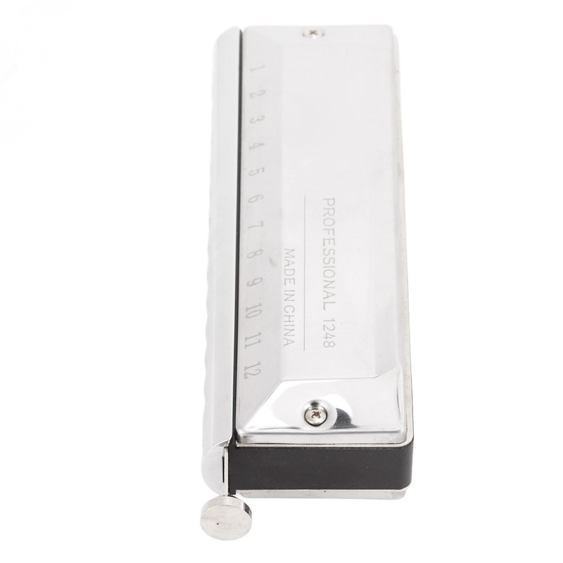 Chromatic Harmonica Metal 12 Holes 48 Tones Mouth Organ Harmonicas