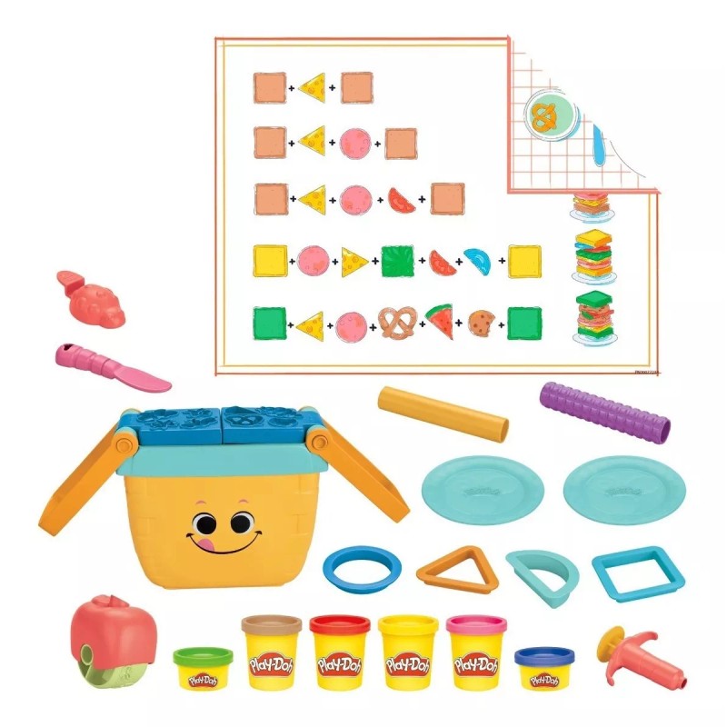 Hasbro Set De Masas Play-doh Primeras Creaciones Para El Pícnic