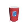 TRADITION ACOSTIC TRIBECA PLACAN Trash Can, S, Red, 6L