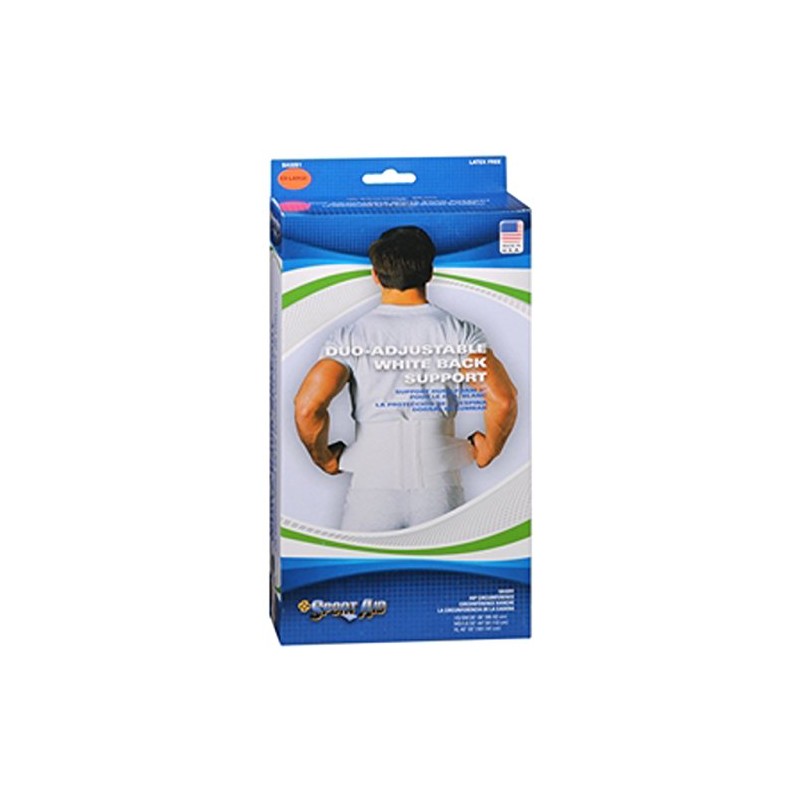 Sport-Aid Back Belt DUROFOAM SPORTAID White X-Large 3251