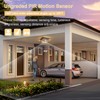 Outdoor Ceiling Light with Motion Sensor, Industrial Farm House Flush