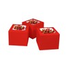 Bakepacker Red 8x8x5 Inches 36pcs Cake Boxes with Window 18-Packs