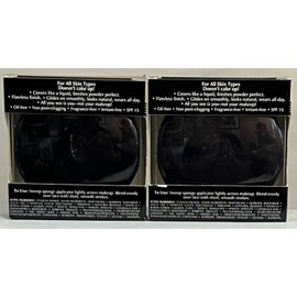 Revlon 2 Revlon New Complexion one step compact  make up  Oil Free .35 oz  CAPPUCCINO