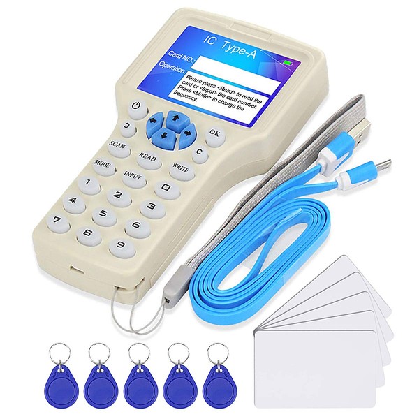 CIFY 125KHz 13.56MHz RFID Reader Writer, ID IC HID UID