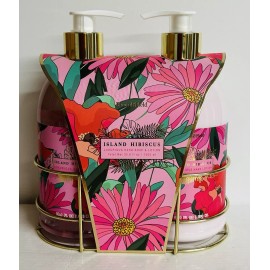 Bloom & Field ~ Island Hibiscus Luxurious Hand Soap & Lotion 16.9 fl oz Each