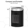 Space Heater, AUBKN Small Portable Electric Heaters for Indoor Use