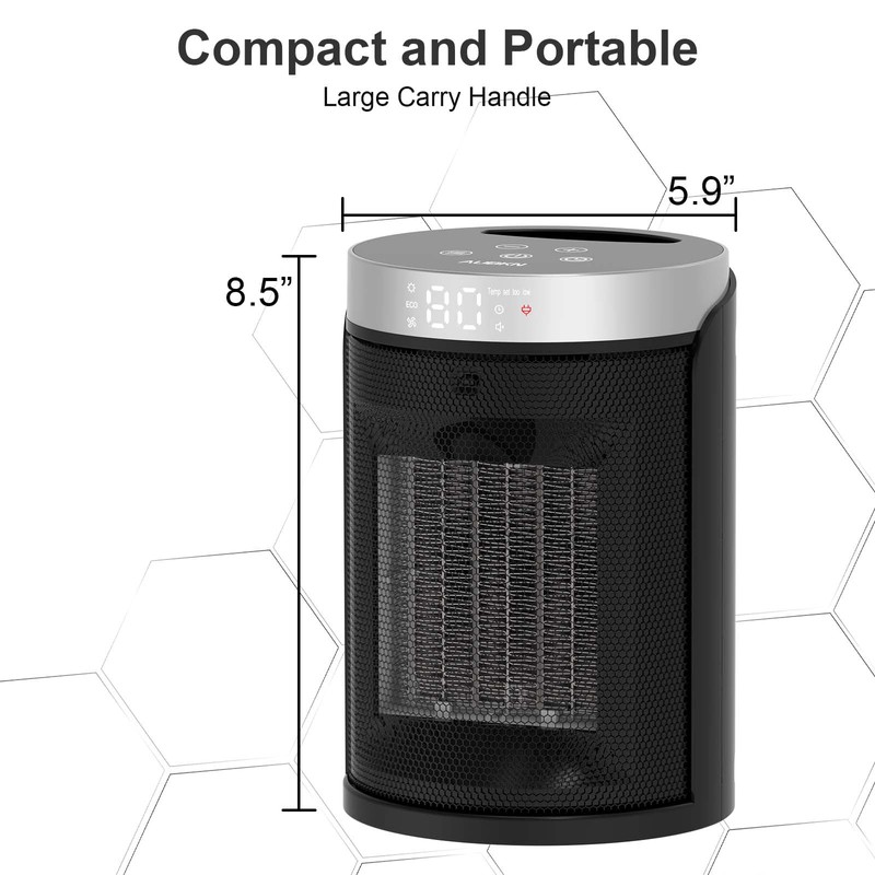 Space Heater, AUBKN Small Portable Electric Heaters for Indoor Use