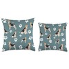 Wire Haired Fox Terrier Dogs Pattern Design with Paw Prints
