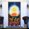 Yule Door Cover Christmas Pagan Winter Solstice Yuletide Holiday Season