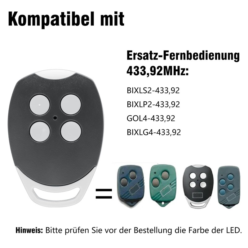 Garage Door Opener, Pack of 3 Garage Door Remote Control