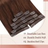 sunny hair Extensiones Cabello Auburn Marrón 14in 120gr