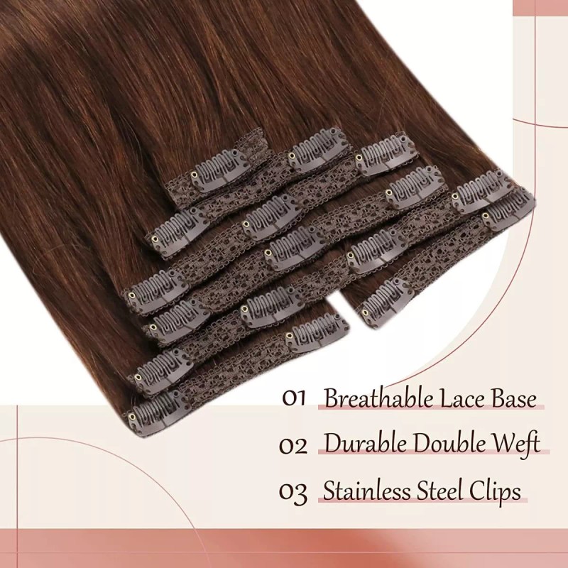 sunny hair Extensiones Cabello Auburn Marrón 14in 120gr