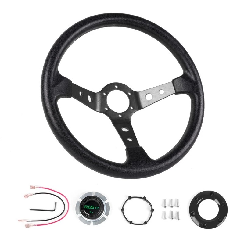 ANNX 14“ Steering Wheel+Quick Release+Hub Adapter 186H For Volkswagen VW