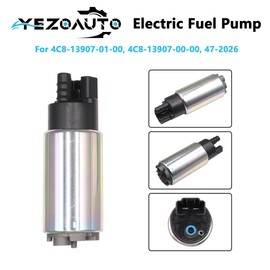 Yezoauto Fuel Pump for Yamaha FJR1300 FJR1300A 2001-2013 / YZFR6 YZF R6 600 YZFR6 R6L 2003-2012 Replaces 5JW-13907-00 4C8-13907-01-00 47-2026