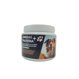 Aceite de Salmón con Proteína de Pescado para Perros y Gatos | Omega-3 + Proteína Marina | Suplemento Nutritivo para Piel, Pelaje y Alimentación Diari