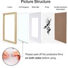 Yaetm 12x16 Picture Frame With Mat for 8.5x11 Set of