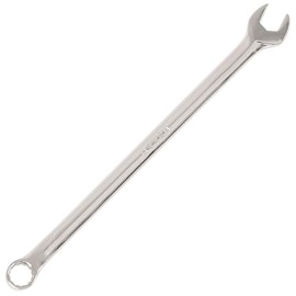 URREA 12-Point Combination Wrench - 21mm Extra Long Mechanics Tool with Extended Reach & Nickel-Chrome Finish - 1221ML