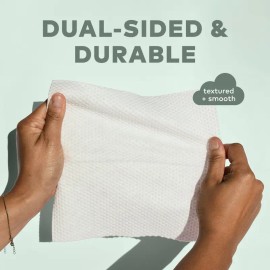 Disposable Face Towels 30 Count, Biodegradable Eco Friendly Cleansing Towels for Sensitive Skin, Gentle Acne Prone Skin Care Dry & Wet Use Towels